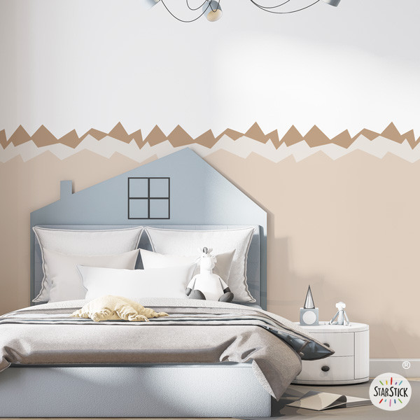 Wallpaper with mountains - Self-adhesive