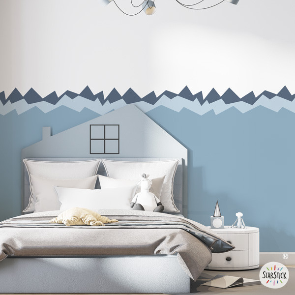 Panells decoratius amb Muntanyes - Vinil autoadhesiu personalitzable en color