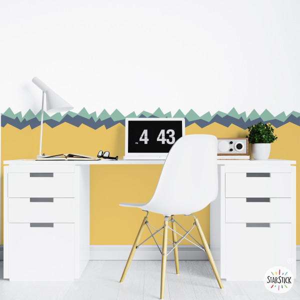 Panells decoratius amb Muntanyes - Vinil autoadhesiu personalitzable en color
