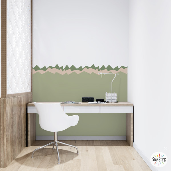 Panells decoratius amb Muntanyes - Vinil autoadhesiu personalitzable en color