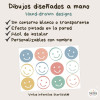 Smiley faces - Vinilos decorativos juveniles - Tonos nature