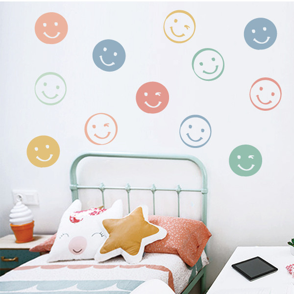 Smiley faces - Teenage youth decorative stickers - Nature