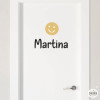 Smiley Faces - Name stickers for teen rooms
