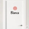 Smiley Faces - Name stickers for teen rooms