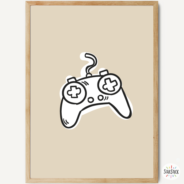 Tableau mural jeunesse - Manette Gamer