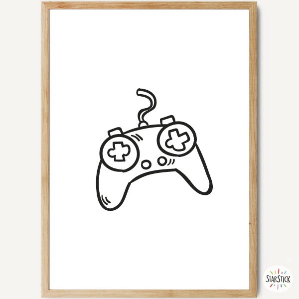 Quadre de paret juvenil - Comandament Gamer