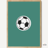 Decorative painting for youth room - Soccer ball