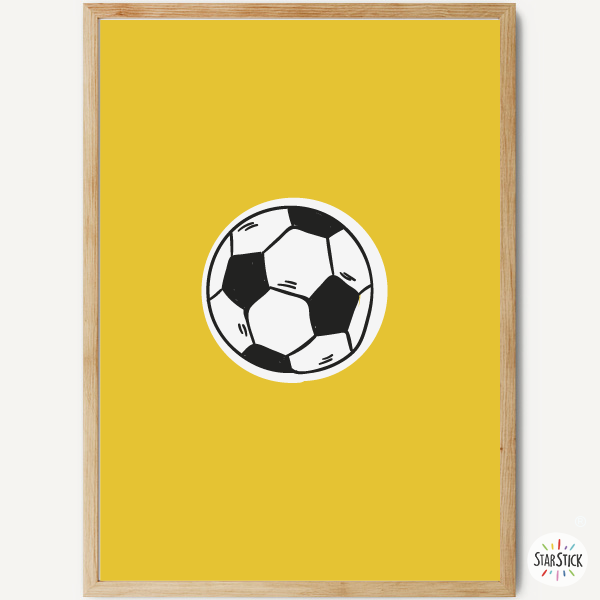 Decorative painting for youth room - Soccer ball