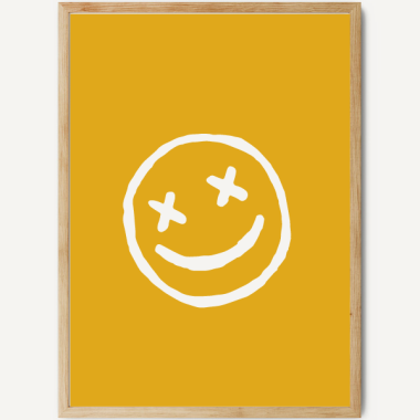 Acid smiley face - Pòster juvenil per emmarcar