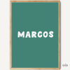 Customizable name print - Youth poster for framing