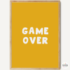 Game Over - Affiche pour décorer des espaces jeunes