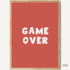Game Over - Affiche pour décorer des espaces jeunes