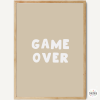 Game Over - Póster para decorar espacios juveniles