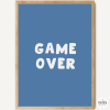 Game Over - Póster para decorar espacios juveniles