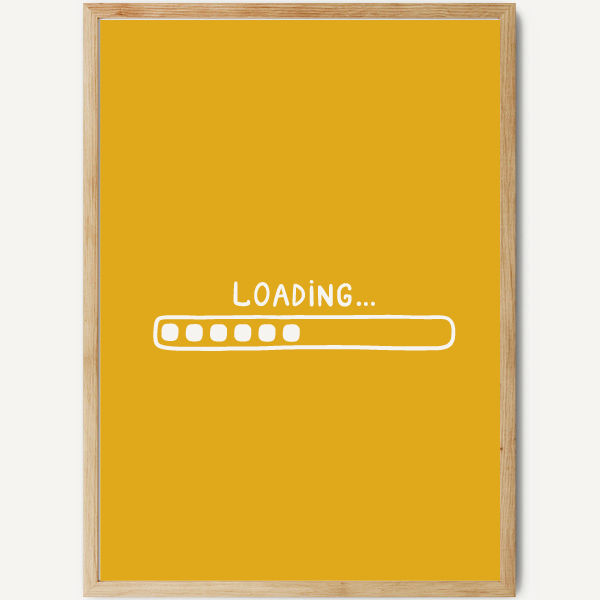 Loading - Poster to decorate youth spaces