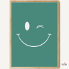 Cara sonriente - Póster juvenil. Decoración para jóvenes