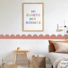 Mi cuarto, mis normas - Póster juvenil. Decoración para jóvenes