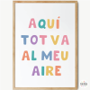 Pòster Juvenil – Aquí, tot va al meu aire – Decoració per a Habitacions