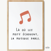 Pòsters per decorar habitacions juvenils - On fallen les paraules
