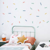 Candy Confetti Strips - Youth Bedrooms