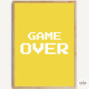 Game Over vintage - Pósters habitacions juvenils