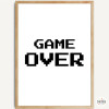 Game Over vintage - Pósters habitacions juvenils
