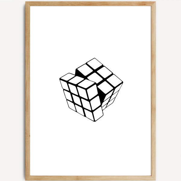 Rubik - Cuadros para habitaciones juveniles