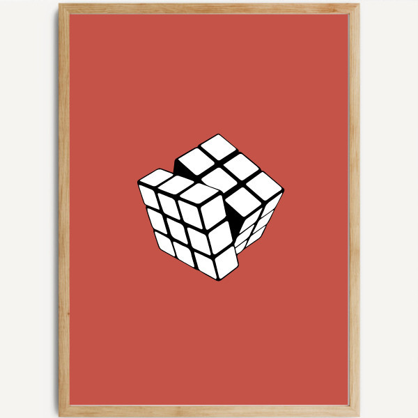 Rubik - Cuadros para habitaciones juveniles