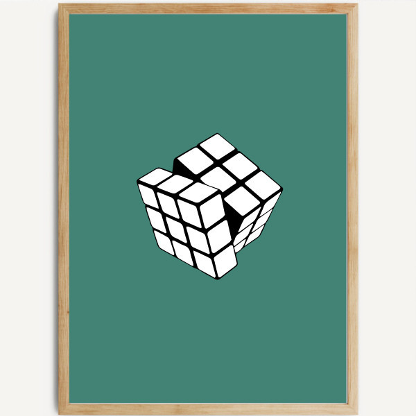 Rubik - Cuadros para habitaciones juveniles