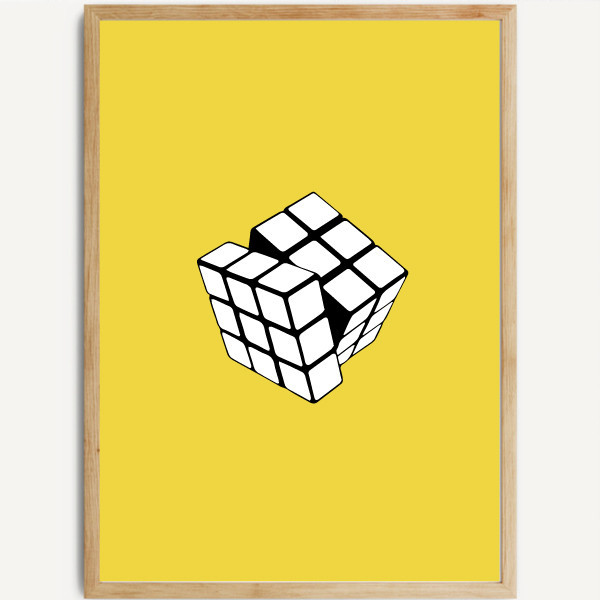 Rubik - Tableaux pour chambres de jeunes