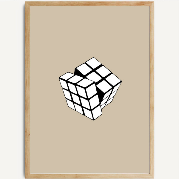 Rubik - Cuadros para habitaciones juveniles