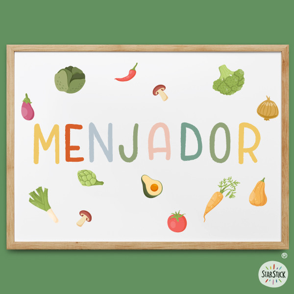Cuadros decorativos para comedores escolares