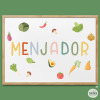 Decorative frames for school cafeterias
