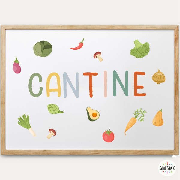 Tableaux décoratifs pour cantines scolaires