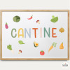 Decorative frames for school cafeterias