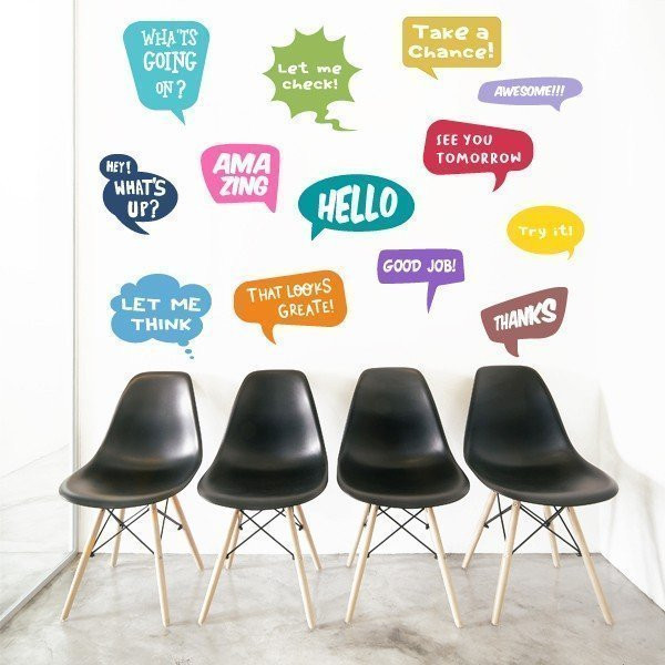 What's up? - Vinilos decorativos para aulas de inglés