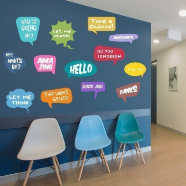 What's up? - Vinilos decorativos para aulas de inglés