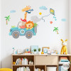 Decoración infantil con vinilos Coche Todo terreno con animales