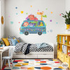 Vinilo infantil furgoneta camper – Decoración pared aventura niño