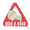 Baby on board. Customizable car stickers.  Mint