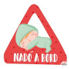 Nadó a bord. Vinils personalitzables per a cotxe en català.  Mint