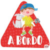 Enfant et chien à bord - Triangle voiture bébé à bord