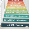 Customizable stickers for staircases. In my school... (Natural colors)