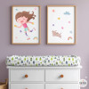 Skating Girl. Customizable prints for girls' rooms