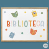 Biblioteca - Cuadro Montessori para decorar bibliotecas