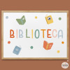 Biblioteca - Cuadro Montessori para decorar bibliotecas