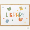 Biblioteca - Cuadro Montessori para decorar bibliotecas