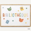 Biblioteca - Cuadro Montessori para decorar bibliotecas