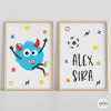 Cuadros decorativos para niños y jóvenes. Big monster fútbol