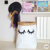 Paper organizer bag - Eyes bag